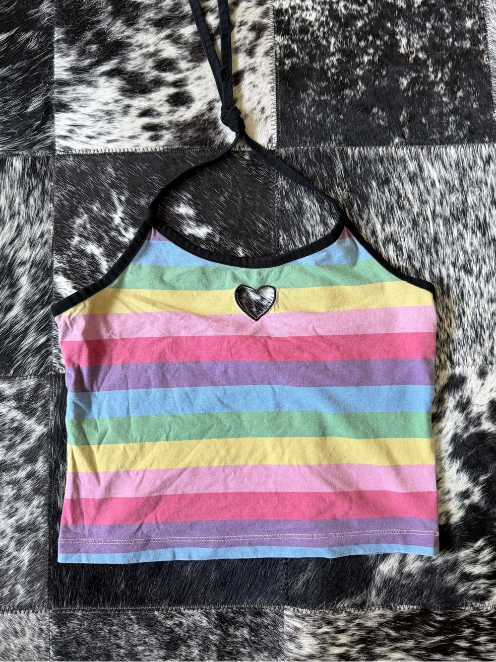 Lazy oaf rainbow tank top